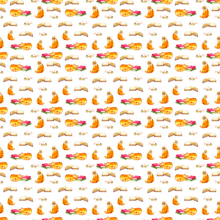 Seamless pattern with magic things. Witchs backgroundの写真素材