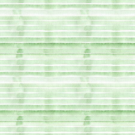 Abstract green seamless pattern with watercolor drawing. Background illustrationの写真素材