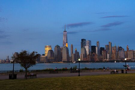 New York City Sky Lines are some of the best city sky line views in the world.の写真素材