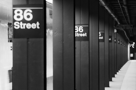 Subway in New york cityのeditorial素材