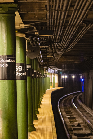 Subway in New york cityのeditorial素材
