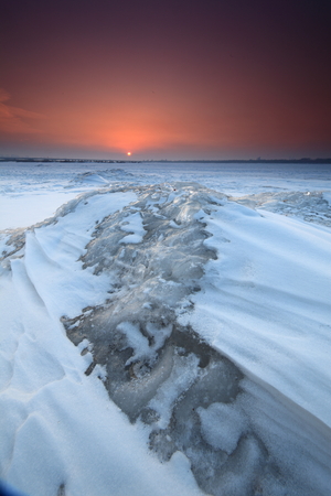 Winter iceの写真素材