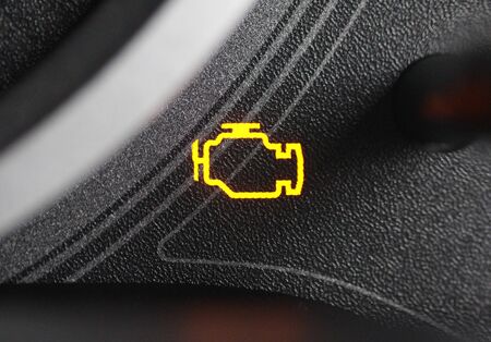 Check engine lightの写真素材