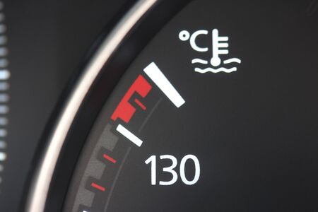 Vehicle coolant gauge detailの写真素材