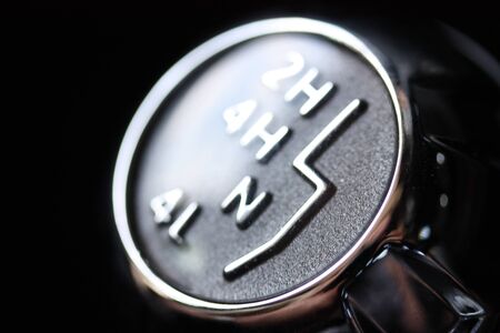 4WD shift leverの写真素材