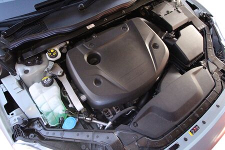 Modern vehicle engine bay