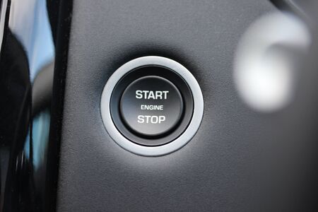 Engine Start Stop buttonの写真素材