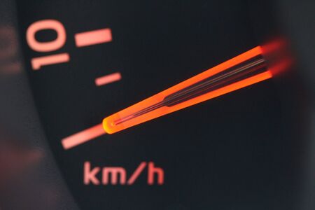 Vehicle speedometer needle