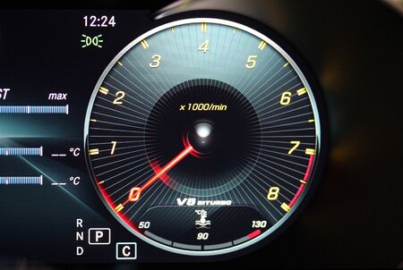 Digital vehicle tachometer