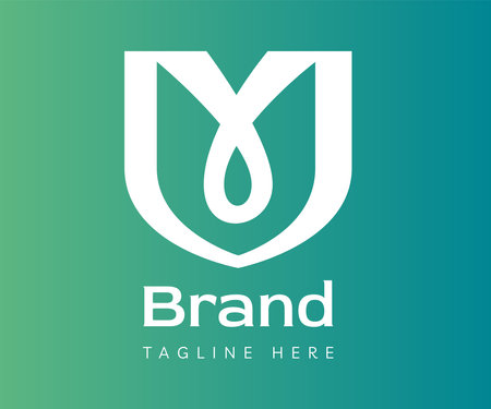 Letter U logo icon design template elements. Usable for Branding, Business and Technology Logos.のイラスト素材