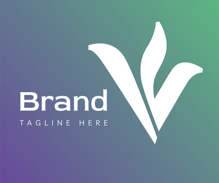 Letter V logo icon design template elements. Usable for Branding and Business Logos.のイラスト素材