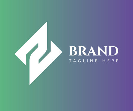 Letter Z logo icon design template elements. Creative letter Z logo in abstract geometric shape. Usable for Branding and Business Logos.のイラスト素材