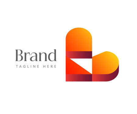 Heart logo icon design template elements. Usable for Branding and Business Logos.のイラスト素材