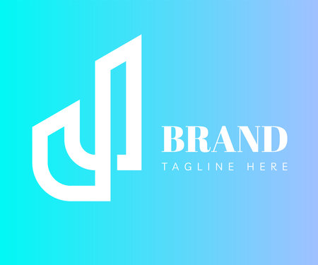 Letter J logo icon design template elements. Usable for Branding, Business and Technology Logos.のイラスト素材