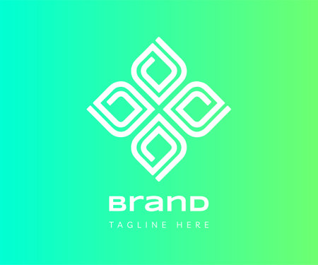 Letter D logo icon design template elements. Usable for Branding and Business Logos.のイラスト素材