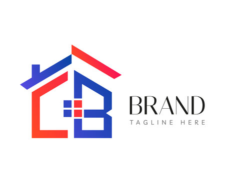 Building logo icon design template elements. Usable for Branding and Business Logos.のイラスト素材