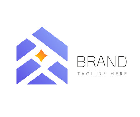 Building logo icon design template elements. Usable for Branding and Business Logos.のイラスト素材