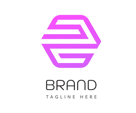 Hexagon logo icon design template elements. Usable for Branding, Business and Technology Logos.のイラスト素材