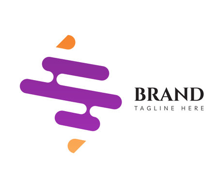 Rhombus logo icon design template elements. Usable for Branding, Business and Technology Logos.のイラスト素材