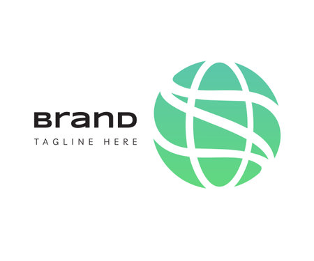 Circle logo icon design template elements. Usable for Branding and Business Logos.のイラスト素材