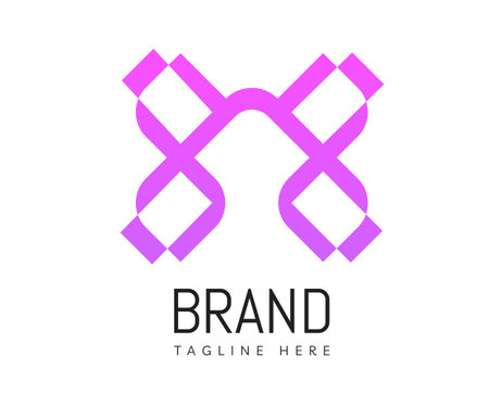 Letter logo icon design template elements. Usable for Branding and Business Logos.のイラスト素材