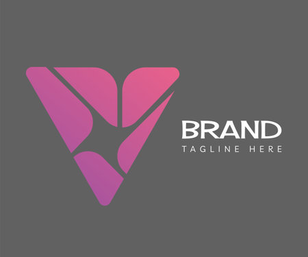 Triangle logo icon design template elements. Usable for Branding and Business Logos.のイラスト素材