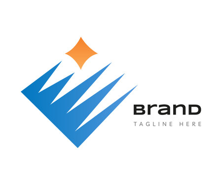 Star logo icon design template elements. Usable for Branding and Business Logos.のイラスト素材