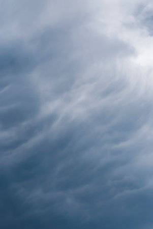 Clouds before a thunder-storm in the sky as a background.