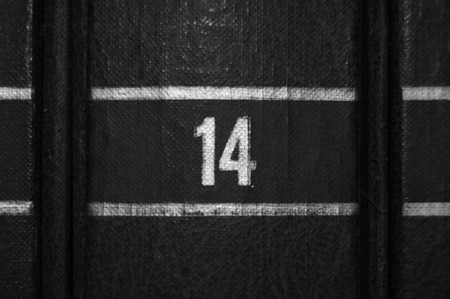 Number 14の写真素材