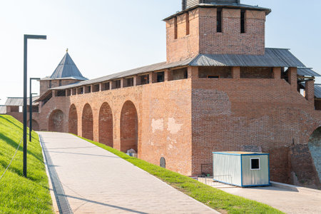 landmark castle russia historic tourism old landscape history fortress architecture kremlin ancientの写真素材