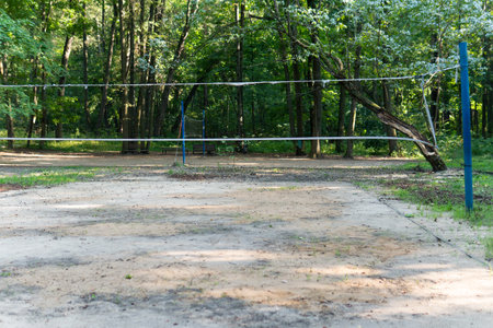 sport net championship match game competition ball action volleyball court activityの写真素材