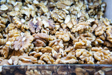organic nut fruit healthy food brown seed raw closeup ingredient snack walnut group whole diet