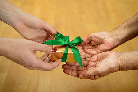 Gift for mother's Dayの写真素材