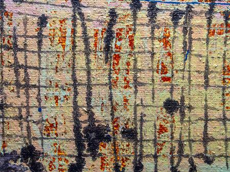 Oil colors on canvas painting. Artwork fragment. Art painting texture. Colorful background. Painting background.の写真素材