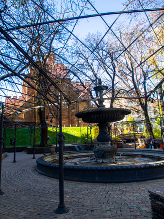 Street view in Kiev, Ukraineの写真素材