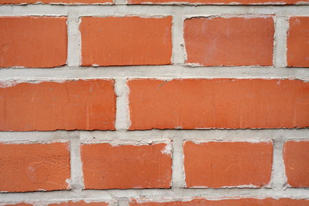 Red brick wall texture  Wall made of bricks の写真素材