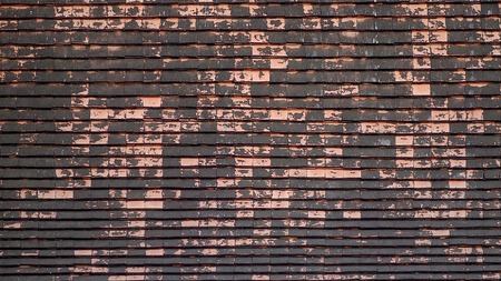 Old Concrete Shingle Roofing  Texture Tile roof