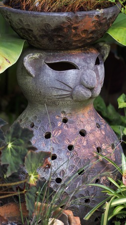 A closeup of a statue  sculpture garden decorの写真素材