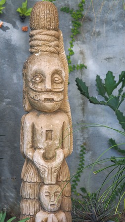 A closeup of a statue  sculpture garden decorの写真素材