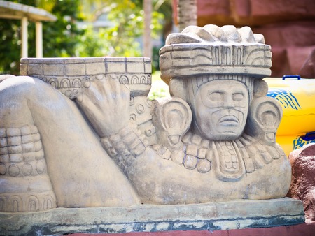 statue in the water park phuket islandの写真素材