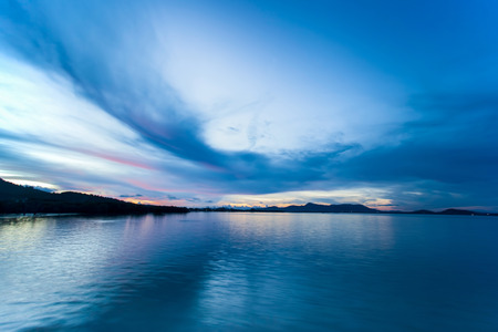 Leam hin sunset  Phuket Thailandの写真素材