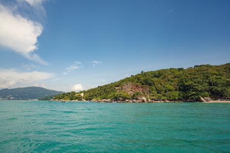 Beach Paradise beach on the south end of Patong Beach, Phuket, Thailand,の写真素材