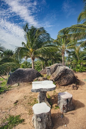 Beach Paradise beach on the south end of Patong Beach, Phuket, Thailand,の写真素材