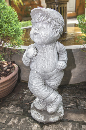 A closeup of a statue sculpture garden decorの写真素材
