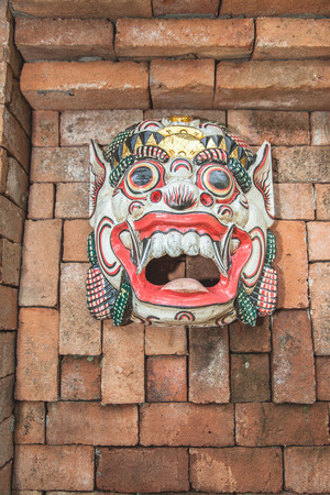 Baron Indonesian style mask chuck .の写真素材
