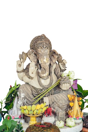 Hindu god the ganesh statue in Thailandの写真素材