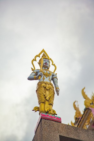 Hindu God Vishnu Wat Kao Rang at Phuket, Thailandの写真素材