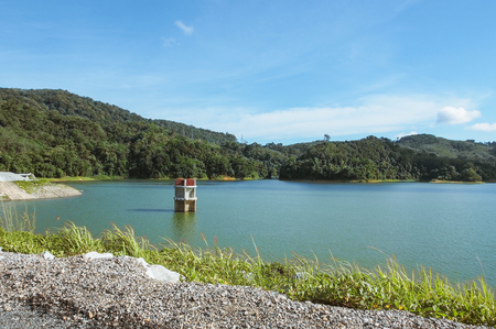 Bang Ward Dam To Store Water,Phuket,Thailandの写真素材