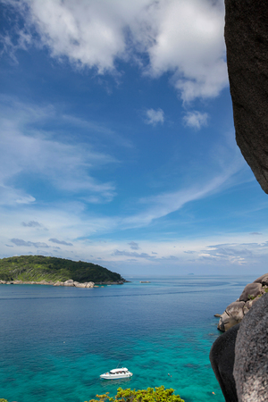 Beautiful tropical beach ,clear water  ,Similan Islands in Thailand.の写真素材
