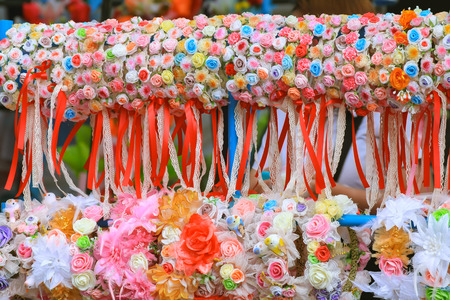 Beautiful bouquet of flowers for a special day to congratulate.の写真素材